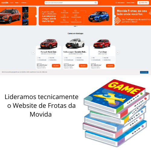 Website Movida - Gestão de Frotas